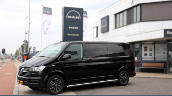 Volkswagen TRANSPORTER 150 pk DSG Comfortline, Complete Sortimo inrichting, 17 LMV, bumpers en spiegels in kleur, omvormer