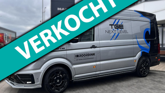 MAN TGE 3.180 L3H3 Demo !! Dikke uitvoering. Leren bekleding, 19" LMV, Sidesteps, Flitsers, Dominator zonneklep Lazer Ledbak etc. 