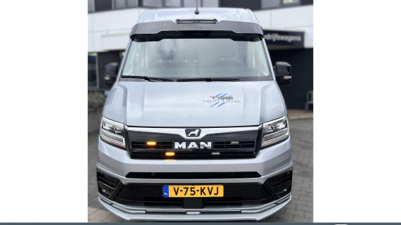 MAN TGE 3.180 L3H3 Demo !! Dikke uitvoering. Leren bekleding, 19" LMV, Sidesteps, Flitsers, Dominator zonneklep Lazer Ledbak etc. 