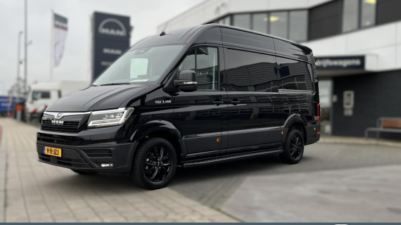 MAN TGE 3.140 L3H3 BPM VRIJ! Li + Re deur, Sidesteps, Leder, LMV 17" LED, PDC voor achter zij, betimmering, complete auto