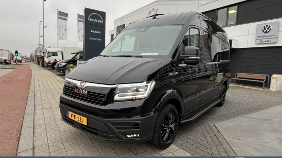 MAN TGE 3.140 L3H3 BPM VRIJ! Li + Re deur, Sidesteps, Leder, LMV 17" LED, PDC voor achter zij, betimmering, complete auto