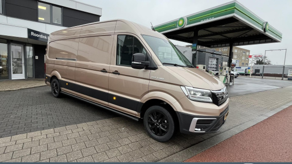 MAN TGE 3.180 L4H3, LMV 4SZ, LED koplampen, navigatie, Trekhaak incl lampen en opstappen, Sidebars, Copper metalic