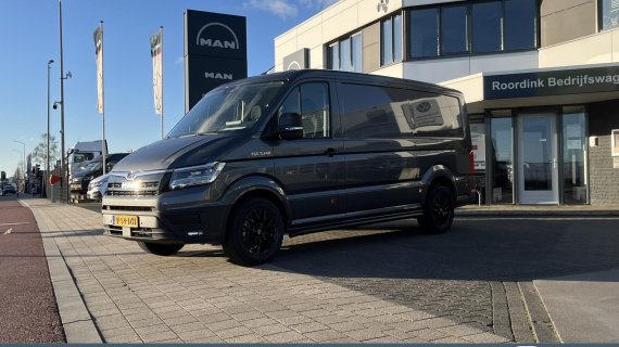 MAN TGE 3.140 L3H2, LED , 18"LMV , betimmmering, zwarte sidebars, trekhaak met opstappen, BPM vrij