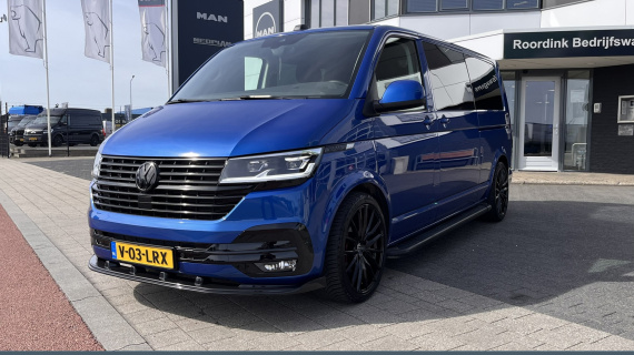 Volkswagen TRANSPORTER 150 pk DSG Bulli L2 Dubbele cabine, Exclusieve uitvoering, 20" LMV, sidesteps, kleuraccenten rondom