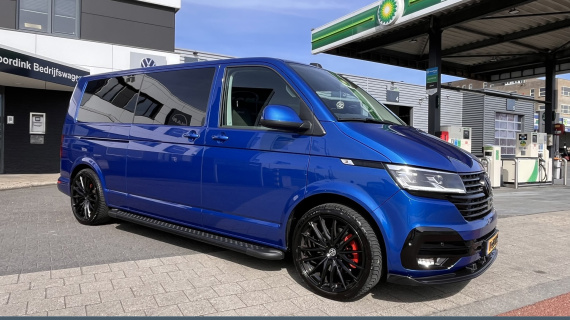 Volkswagen TRANSPORTER 150 pk DSG Bulli L2 Dubbele cabine, Exclusieve uitvoering, 20" LMV, sidesteps, kleuraccenten rondom
