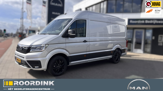 MAN TGE 3.180 L3H3 Automaat, Dikke 180 pk.. LED verlichting, bumpers in kleur, trekhaak, Zwart LM velgen met 4SZ, Betimmering 