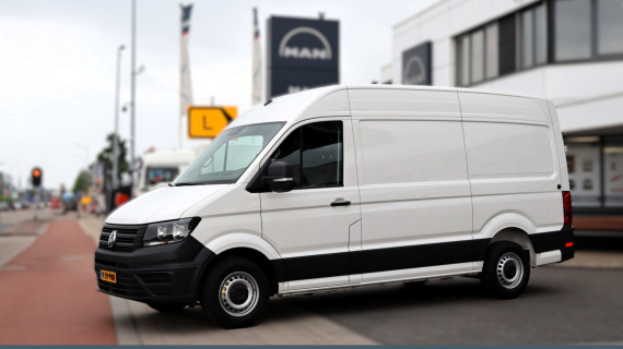 Volkswagen CRAFTER 35 2.0 TDI L3H3 177 pk BPM vrij, geveerde stoel, Navigatie Camera, 270 graden deuren, navi, betimmering , bank