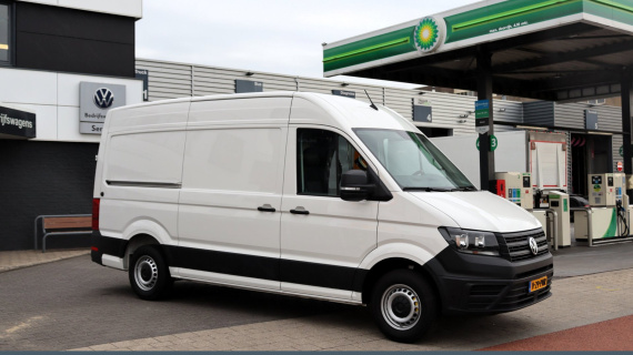 Volkswagen CRAFTER 35 2.0 TDI L3H3 177 pk BPM vrij, geveerde stoel, Navigatie Camera, 270 graden deuren, navi, betimmering , bank