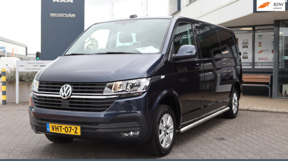Volkswagen Transporter T6 - 150 pk L2H1 DC LMV, bumpers in kleur, trekhaak, PDC