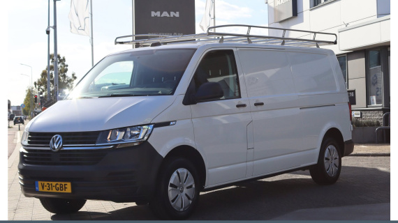 Volkswagen TRANSPORTER L2 150 pk Linker schuifdeur - GVW 3000, imperiaal, trekhaak, betimmering, 3 zits