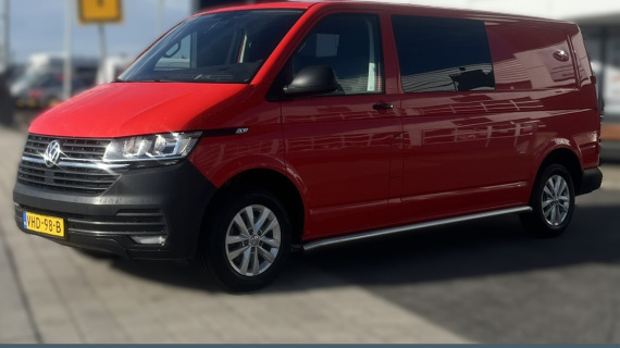 Volkswagen Transporter 2.0 TDI L2H1 150 pk Automaat, dubbele cabine. trekhaak, adaptive cruisecontrol