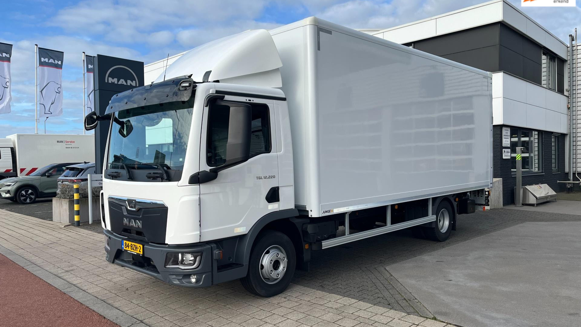 MAN TGL Bakwagen  laadklep 