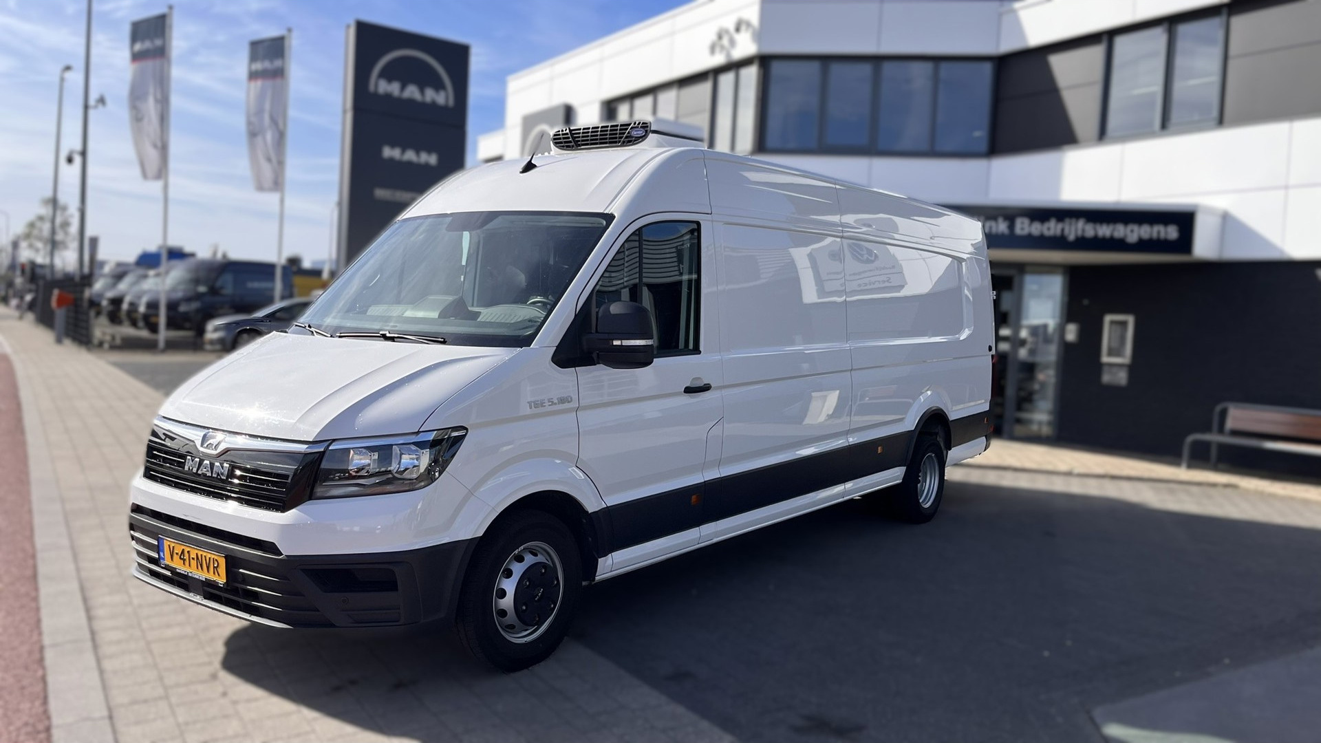 MAN TGE 5.180 Koelwagen N1 klein rijbewijs - L4 Technisch gewicht 5.000 kg Dubbellucht, Carrier koelmotor