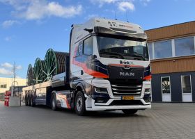 Eerste van vier elektrische MAN-trucks voor Brink XL