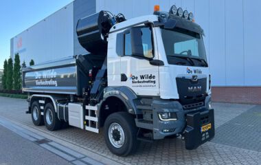 MAN TGS 6x6 Kraan-kipper