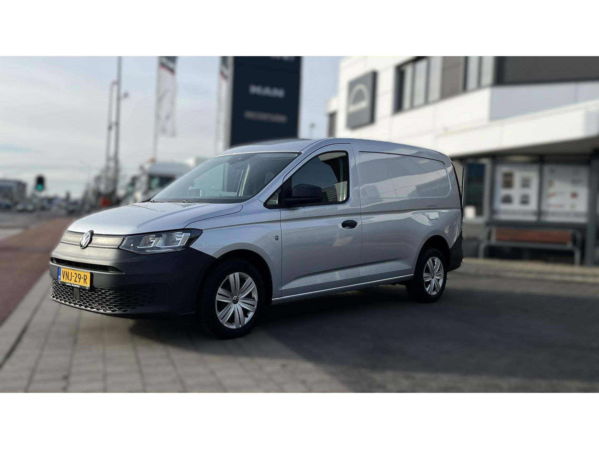 Volkswagen Caddy Cargo Maxi 2.0 TDI Comfort L2 zilvermetallic, trekhaak