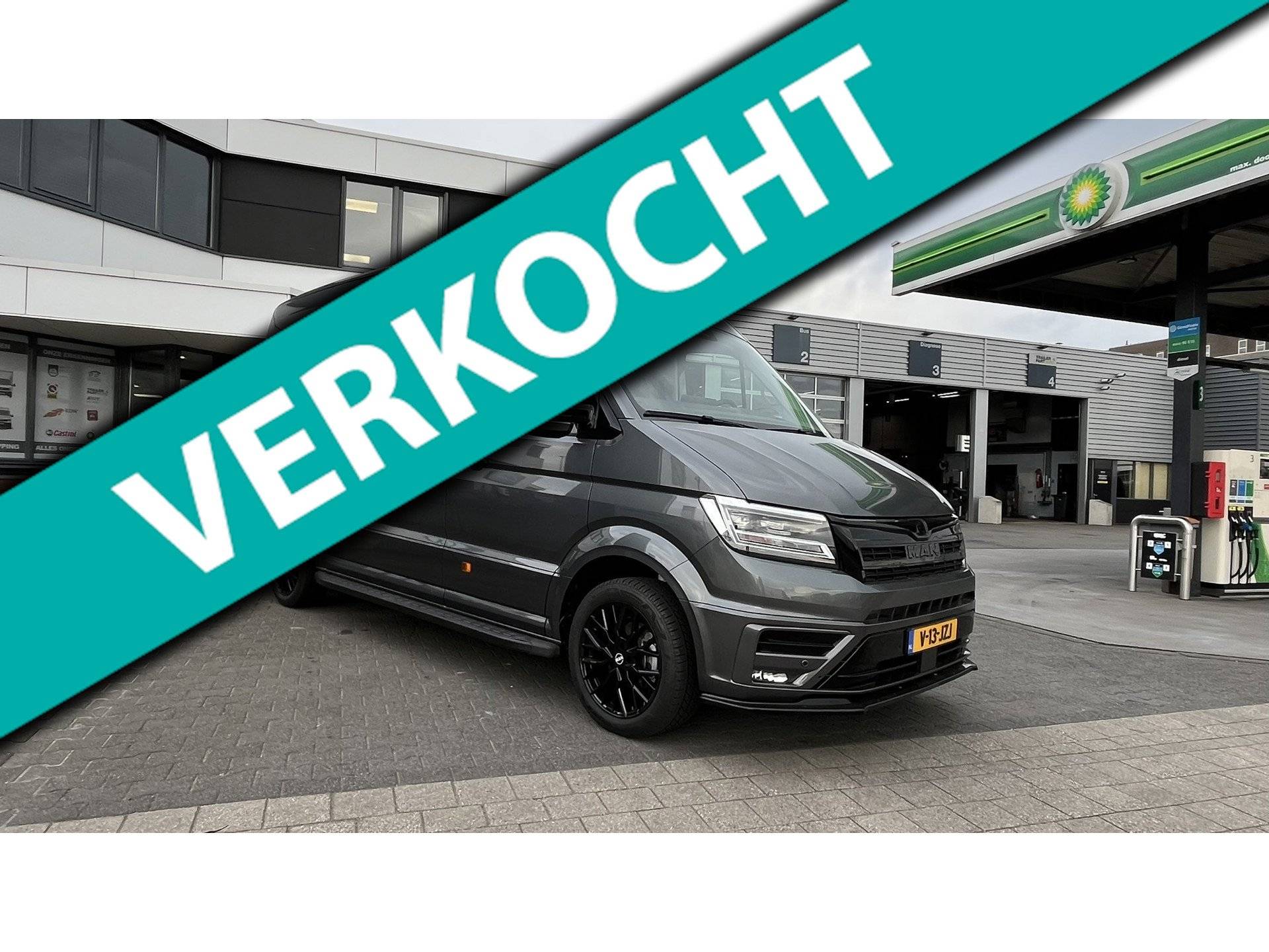 MAN TGE 3.140  Graphite Edition LED koplampen, trekhaak, Navigatie groot scherm, PDC V+A, DAB+, Adaptive cruise, geheel in kleur