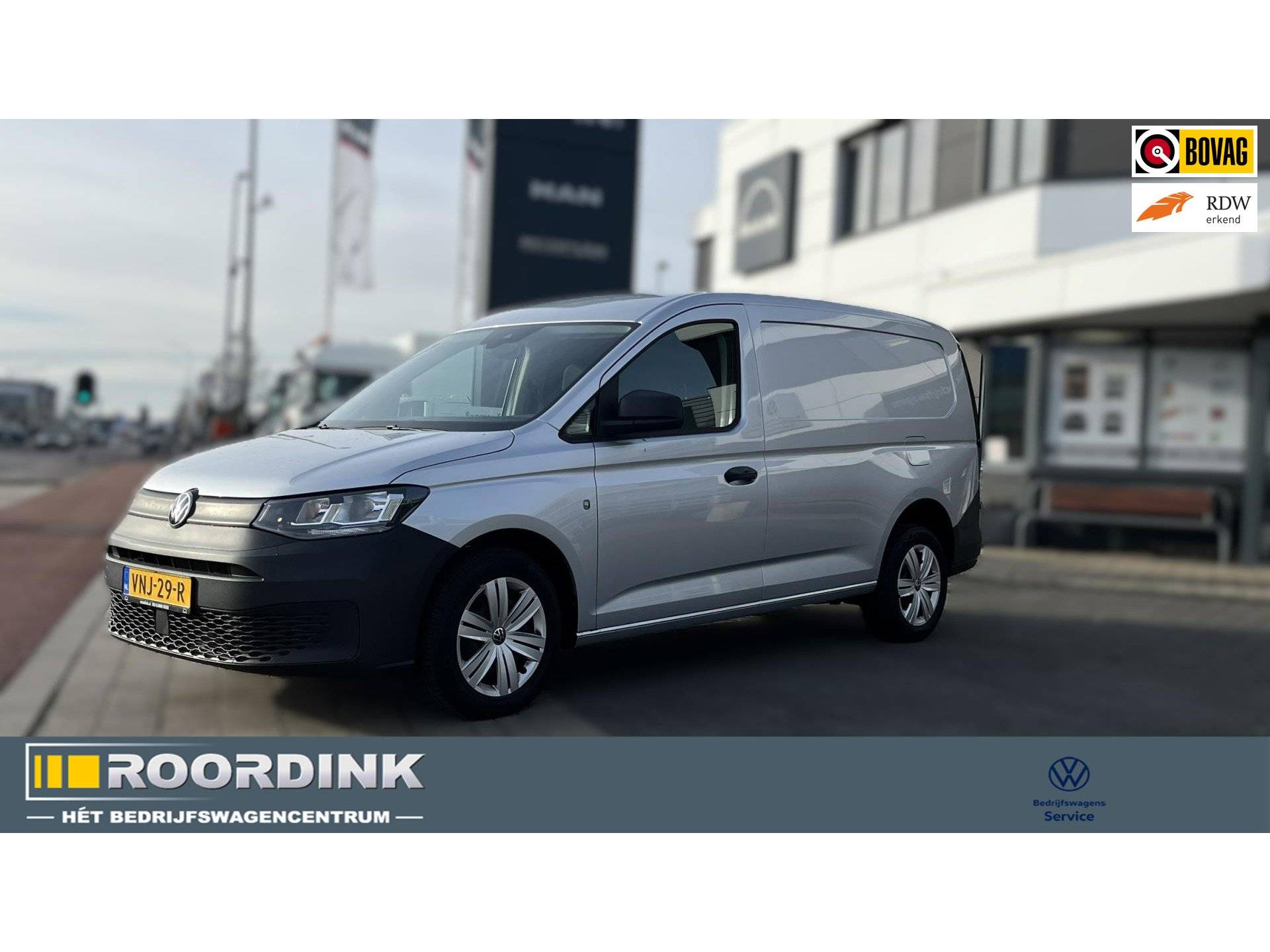Volkswagen Caddy Cargo Maxi 2.0 TDI Comfort L2 zilvermetallic, trekhaak
