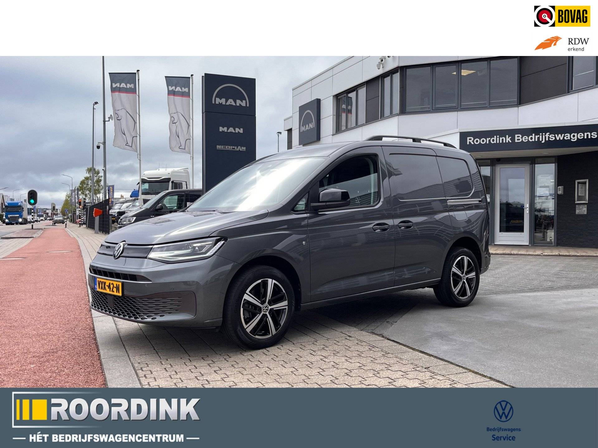 Volkswagen Caddy Cargo 1.5 TSI 75 Edition, super complete uitvoering, Leer, LED, compleet in kleur, afneembare trekhaak