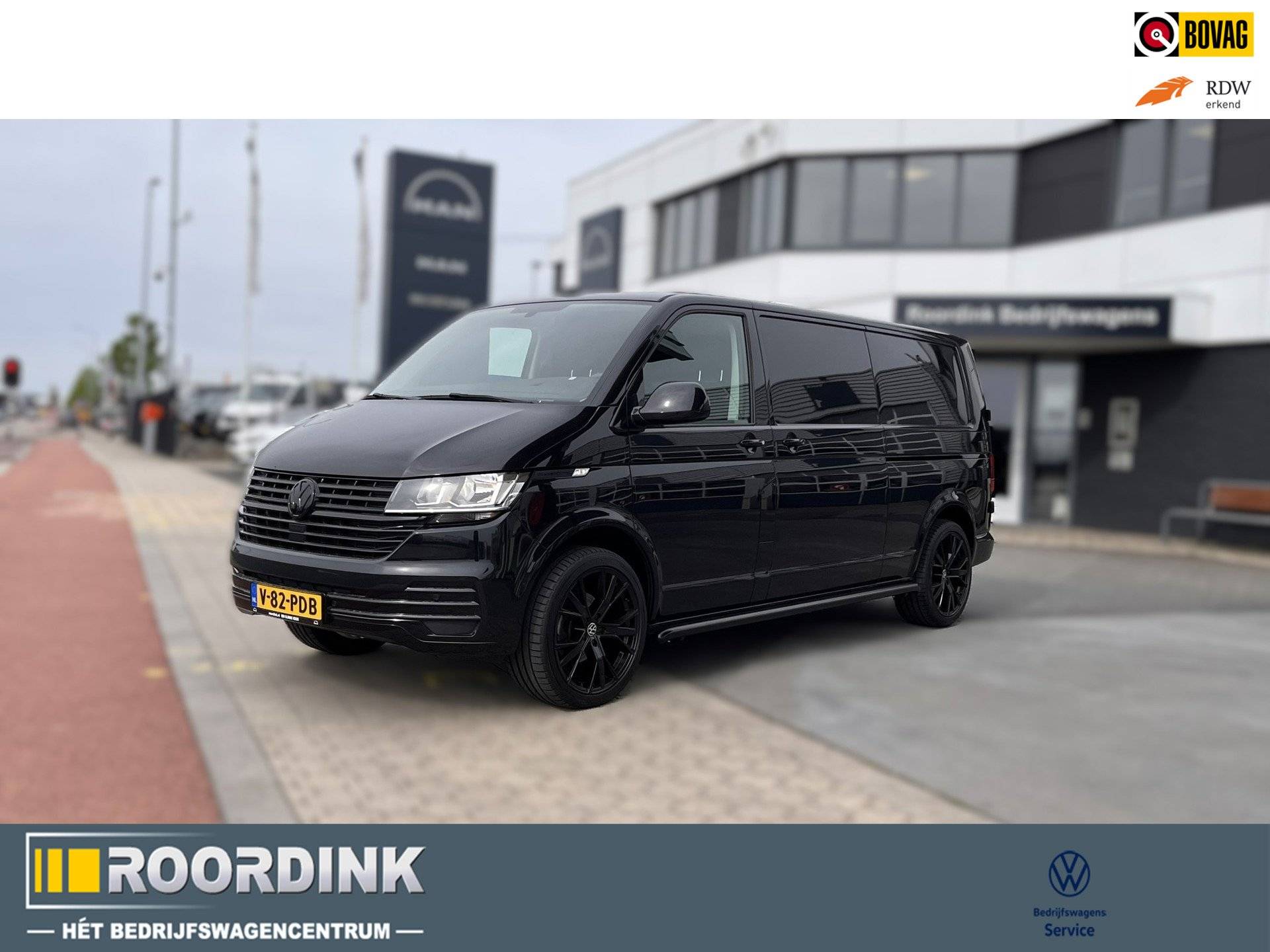 Volkswagen TRANSPORTER 150 pk DSG L2H1 28, 20"LMV, sidebars, bumpers in kleur, stoelverwarming,  standkachel