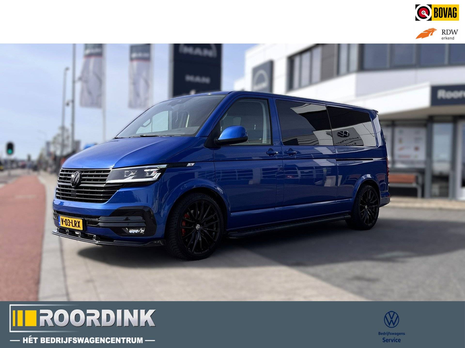 Volkswagen TRANSPORTER 150 pk DSG Bulli L2 Dubbele cabine, Exclusieve uitvoering, 20" LMV, sidesteps, kleuraccenten rondom