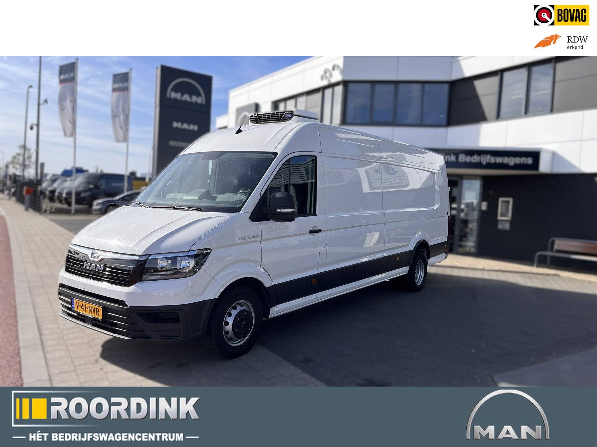 MAN TGE 180PK Koelwagen WB 4.490 Klein rijbewijs 3500kg Technisch 5.000kg Dubbellucht, Carrier koelmotor