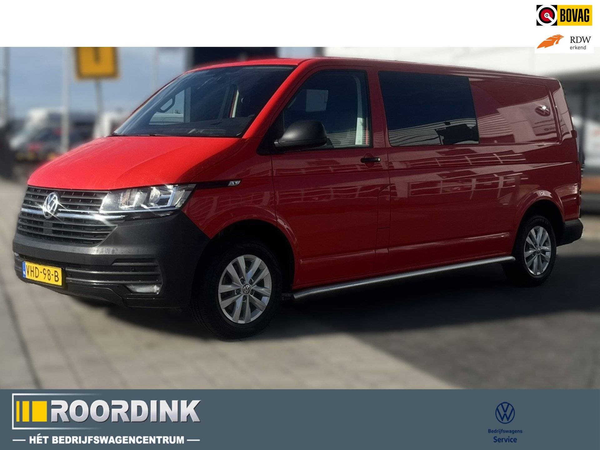 Volkswagen Transporter 2.0 TDI L2H1 150 pk Automaat, dubbele cabine. trekhaak, adaptive cruisecontrol